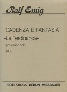 Cadenza e Fantasia 