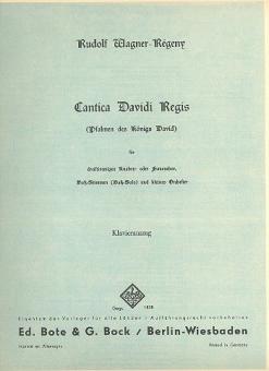 Cantica Davidi Regis 