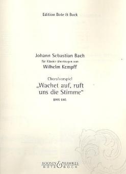 Choralvorspiel BWV 645 