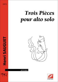3 Pièces pour alto solo 