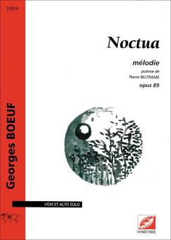 Noctua, mélodie op. 89 