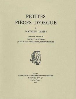Petites pièces d'orgue 