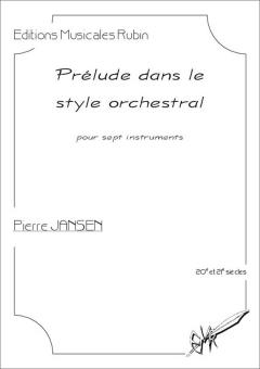 Prélude dans le style orchestral 