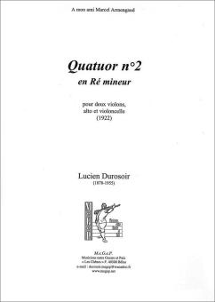 Quatuor No. 2, en ré mineur 