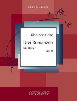 Drei Romanzen op. 43 