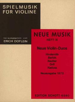 Neue Violin-Duos 