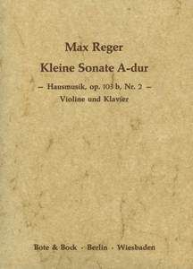 Hausmusik: Kleine Sonate Nr. 2 A-Dur 