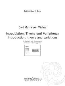 Introduktion, Thema und Variationen 