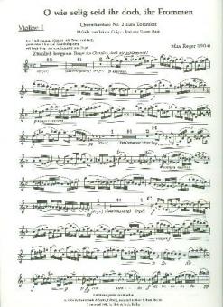 O wie selig seid ihr doch, ihr Frommen 
