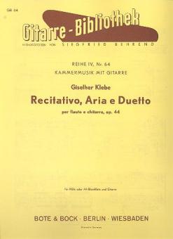 Recitativo, Aria e Duetto op. 44 