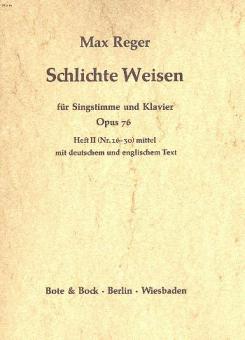 Schlichte Weisen op. 76 Heft 2 