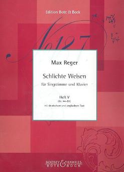 Schlichte Weisen op. 76 Heft 5 