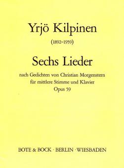 Sechs Lieder op. 59 