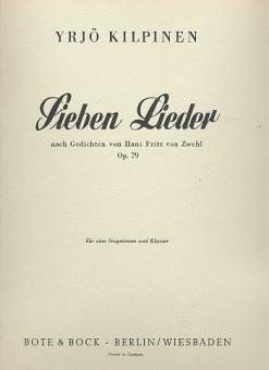 7 Lieder op. 79 