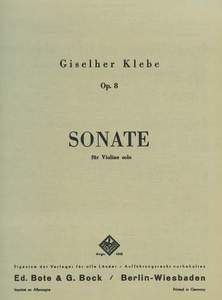 Sonate Nr. 1 op. 8 