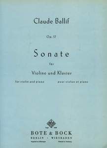 Sonate op. 17 