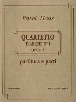 Streichquartett Nr. 1 cis-Moll op. 3 