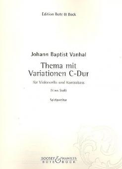 Thema mit Variationen C-Dur 