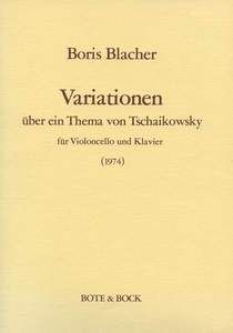 Variationen über ein Thema von Tschaikowsky 