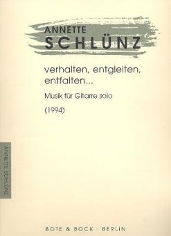 verhalten, entgleiten, entfalten... 