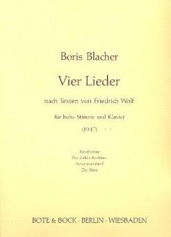 4 Lieder op. 25 