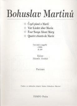 Vier Lieder über Maria 