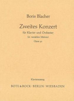 Zweites Konzert op. 42 