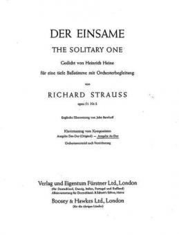 Der Einsame op. 51/2 