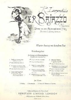 Lied des Bajazzo 