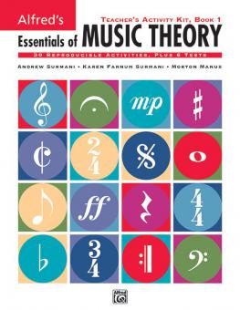 Essentials Of Music Theory: Teacher's Activity Kit, Book 1 