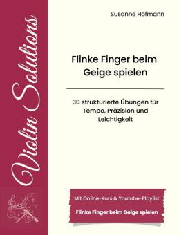 Flinke Finger beim Geige spielen 