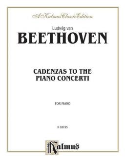 Cadenzas To The Piano Concerti Standard