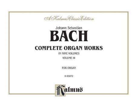 Complete Organ Works Vol. 3 Standard