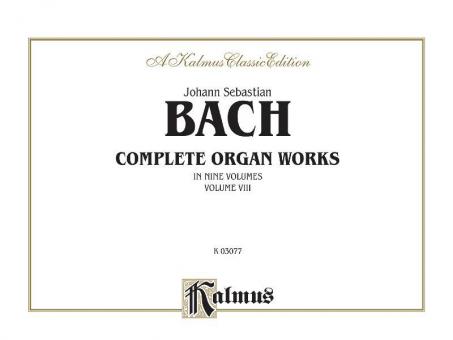 Complete Organ Works Vol. 8 Standard