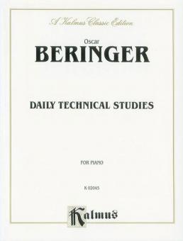 Daily Technical Studies for Piano Standard