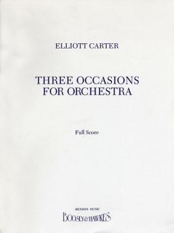3 Occasions for Orchestra 