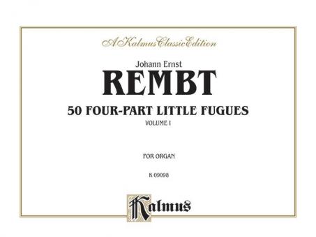 50 Four-Part Little Fugues Vol. 1 Standard