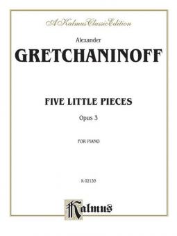 Five Little Pieces, Op. 3 Standard