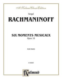 6 Moments Musicaux op. 16 Standard