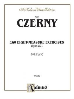 160 Eight-Measure Exercises Op. 821 Standard