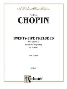 25 Preludes Op. 28 and 45 Standard