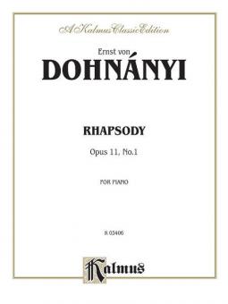 Rhapsody, Op. 11, No. 1 Standard