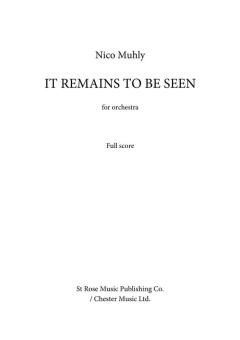 It Remains To Be Seen Download