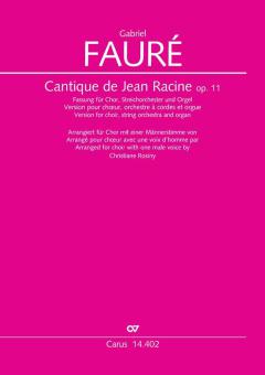 Cantique de Jean Racine op. 11 Standard