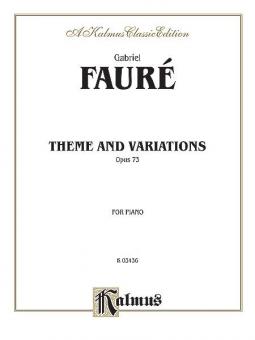 Theme and Variations, Op. 73 Standard