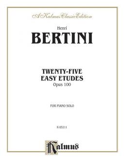 25 Easy Etudes, Op. 100 Standard