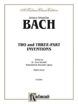 Two- and Three-Part Inventions Standard