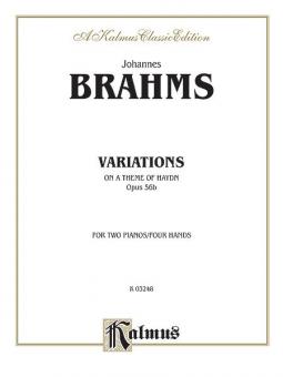 Variations on a Theme of Haydn, Op. 56B Standard
