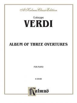 Verdi Album of Three Overtures Standard
