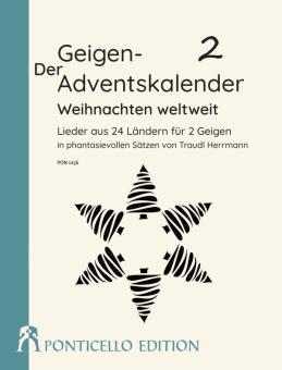 Der Geigen-Adventskalender für 2 Geigen Band 2 